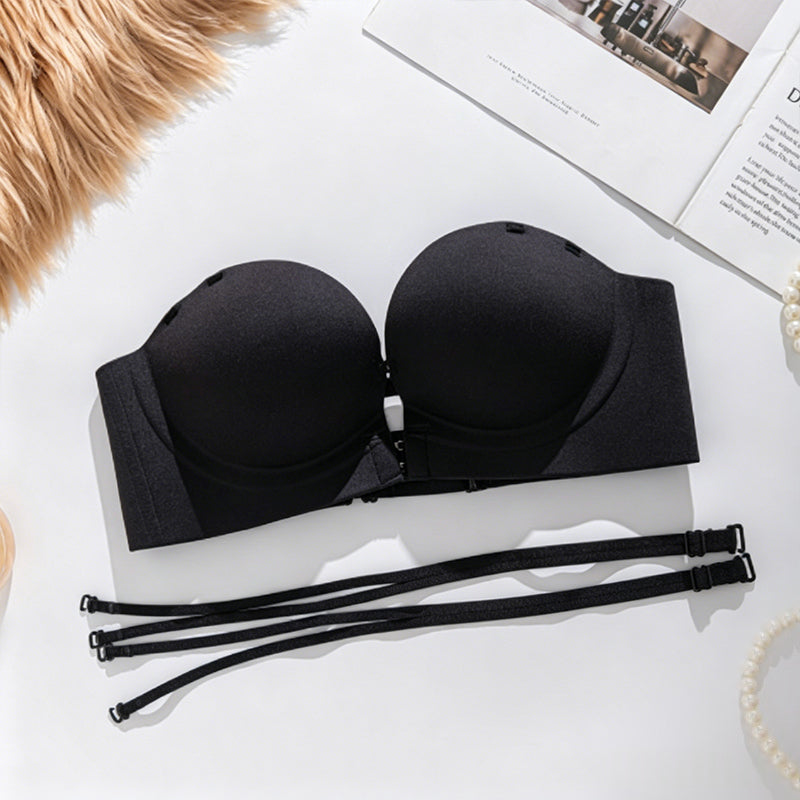 🛍️ 50 % Rabatt – Nahtloser Push-Up-BH mit Frontverschluss – formend, bequem & unsichtbar unter Kleidung – ideal für Alltag & besondere Anlässe 💖