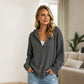 🛍️ 50 % Rabatt – Damen-Langarm-Hoodie – weicher Baumwollstoff, bequemer Schnitt & vielseitig für Alltag und Freizeit 🌿