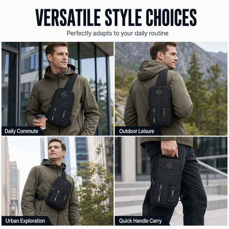 🛍️ 50 % Rabatt – Herren-Umhängetasche im eleganten Design – wasserabweisend, geräumig & vielseitig – für Alltag, Reisen & Business 💼