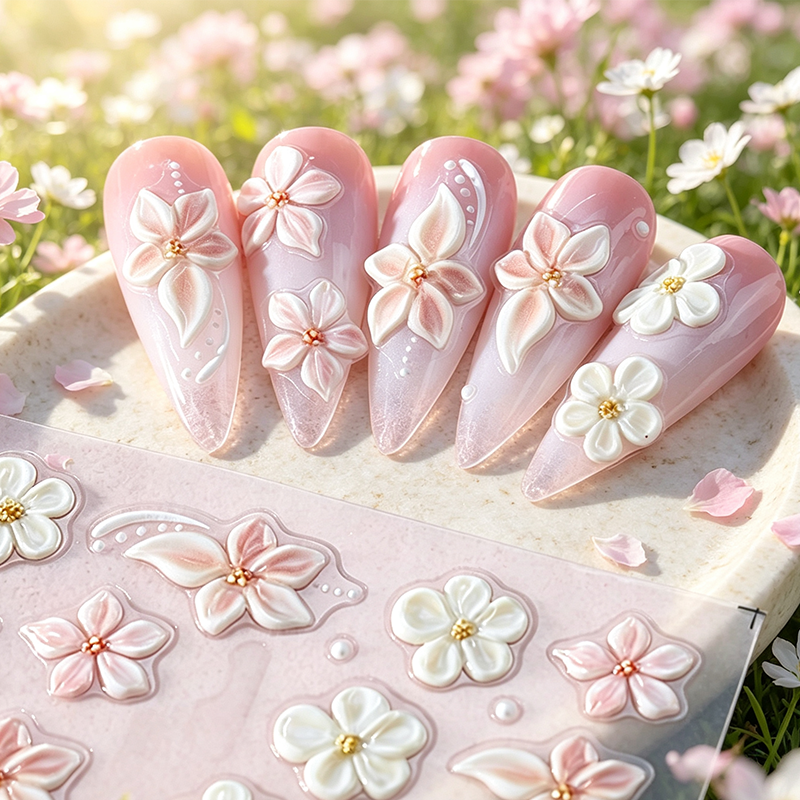 ✨ JETZT 50 % RABATT! !✨5D-Blumen-Nagelsticker