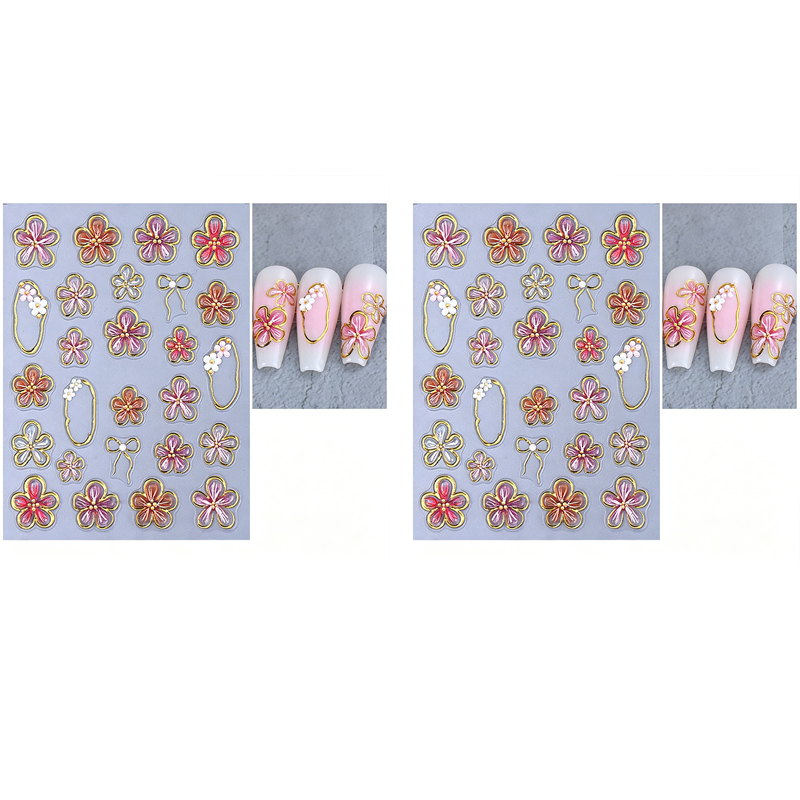 ✨ JETZT 50 % RABATT! !✨5D-Blumen-Nagelsticker