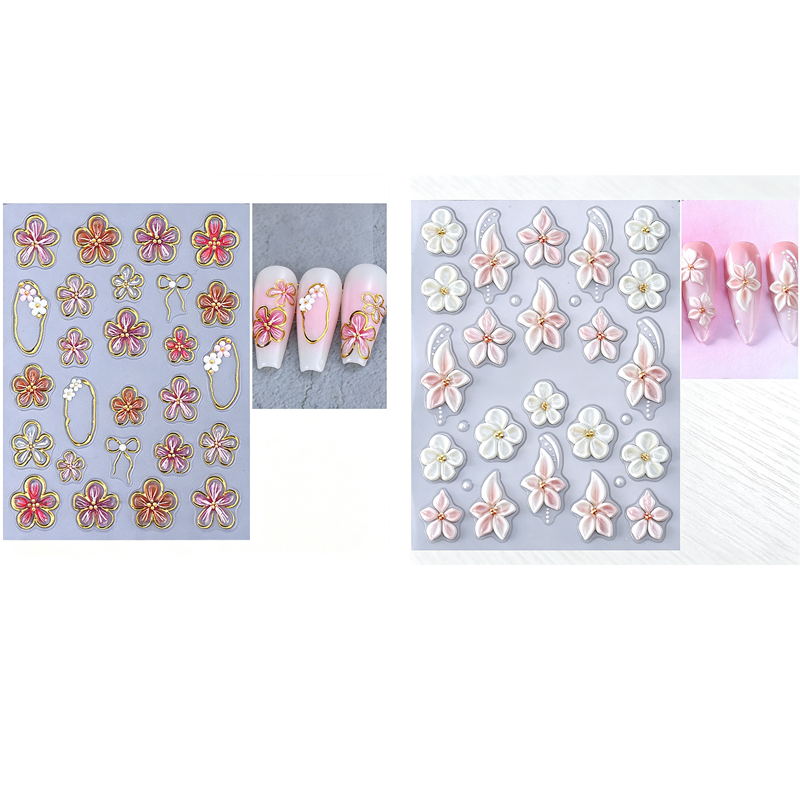 ✨ JETZT 50 % RABATT! !✨5D-Blumen-Nagelsticker
