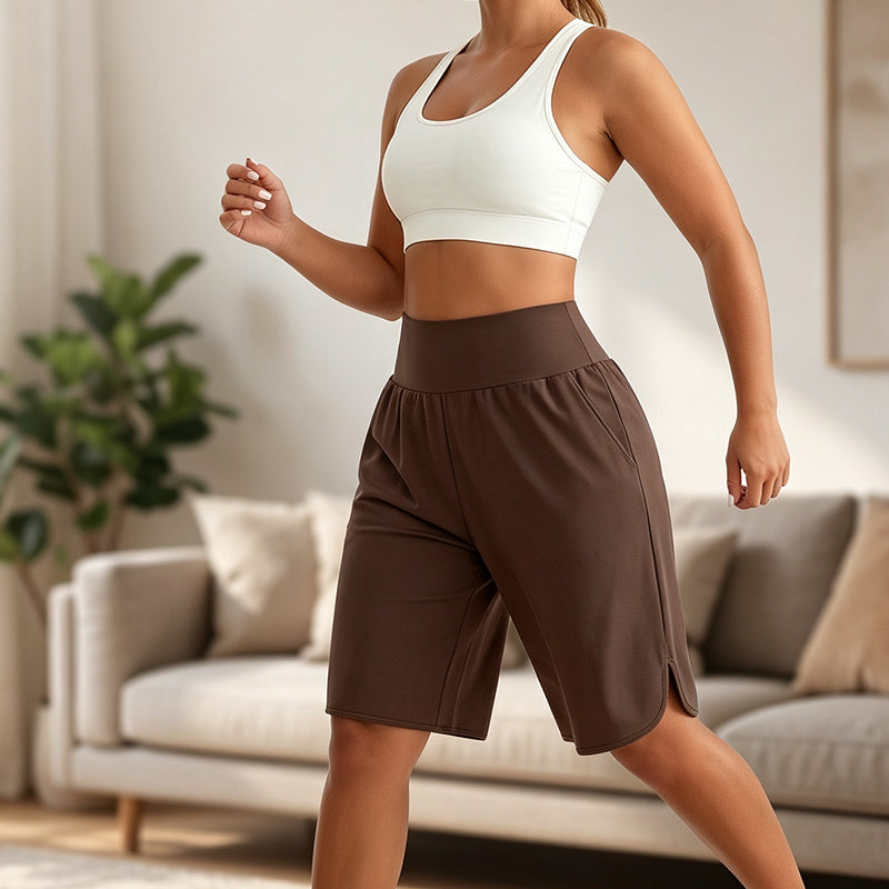 ⏰Letzter Tag Verkauf 49% Rabatt🩳Damen Casual Breitbein Knielange Shorts