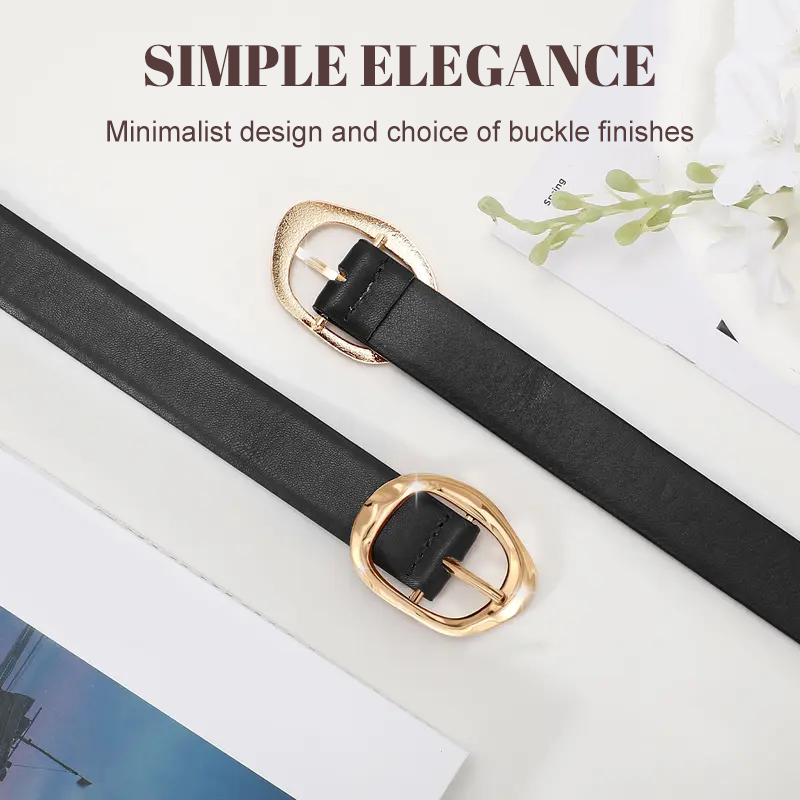 Damen‑modischer PU‑Leder‑Gürtel
