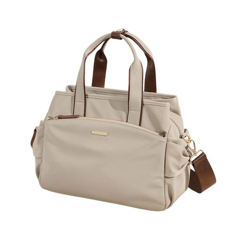 👜 50% RABATT! 🌿 Canvas-Tragetasche mit Faltendetails & Seitentaschen – Robust, geräumig & vielseitig – Perfekt für Alltag, Einkauf & Ausflüge ✨
