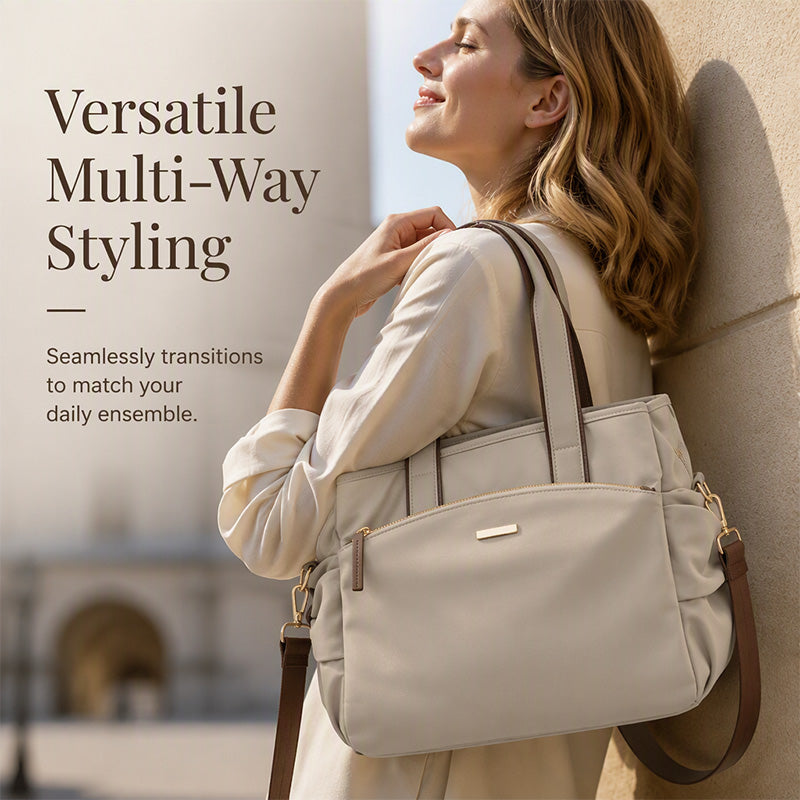 👜 50% RABATT! 🌿 Canvas-Tragetasche mit Faltendetails & Seitentaschen – Robust, geräumig & vielseitig – Perfekt für Alltag, Einkauf & Ausflüge ✨