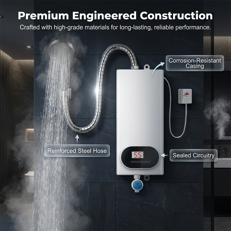 📢📢50% RABATT !!⏰Kompakter & sicherer Durchlauferhitzer – Elektrischer Warmwasserbereiter