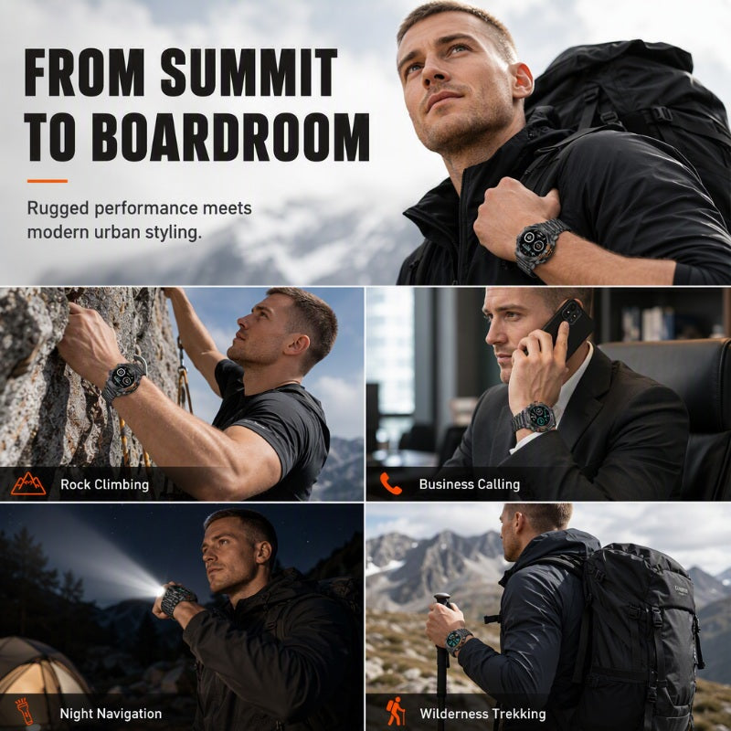 📢📢40% RABATT !!⏰Multifunktionale Outdoor-Smartwatch für Sport und Fitness