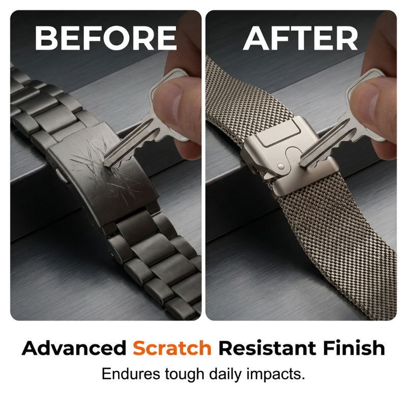 ⌚✨ Milanaise Armband für Apple Watch – Edelstahl Magnetverschluss Ersatzarmband für Series 10, Ultra, SE