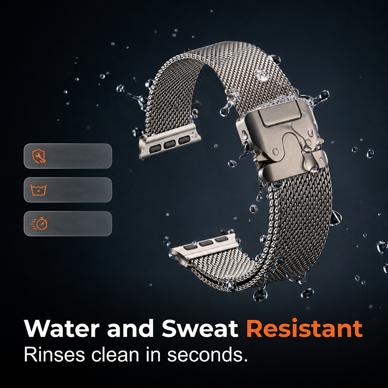 ⌚✨ Milanaise Armband für Apple Watch – Edelstahl Magnetverschluss Ersatzarmband für Series 10, Ultra, SE