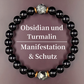 🖤 Facettiertes Obsidian-Armband – Eleganter Glücksbringer für Wohlstand & positive Energie ✨
