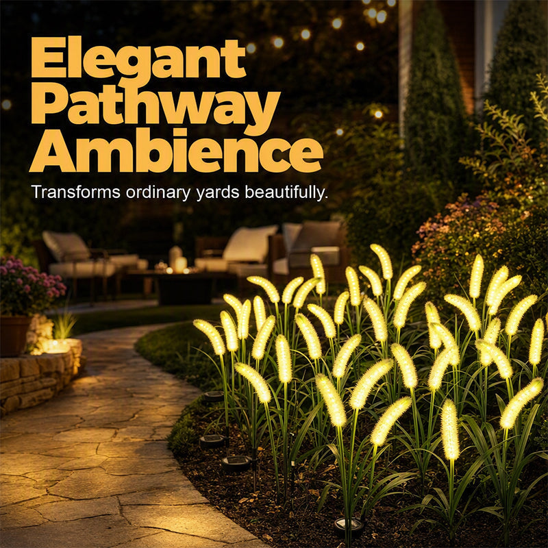 🔥 Nur für kurze Zeit: 2 kaufen, 1 gratis🌾 Solar-Gartenleuchte im Ziergras-Design – Wasserdichte LED-Stecklampe für Rasen, Garten & Terrasse