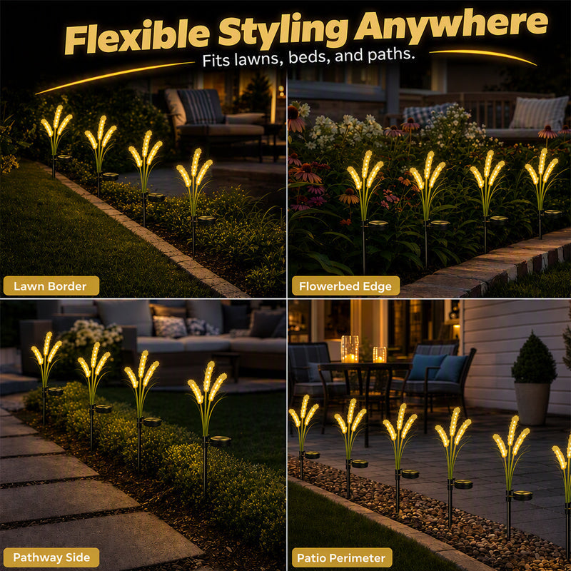🔥 Nur für kurze Zeit: 2 kaufen, 1 gratis🌾 Solar-Gartenleuchte im Ziergras-Design – Wasserdichte LED-Stecklampe für Rasen, Garten & Terrasse