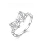 🦋 50 % Rabatt! Schmetterlingsring mit Zirkonia – Ein elegantes Schmuckstück nur für Sie