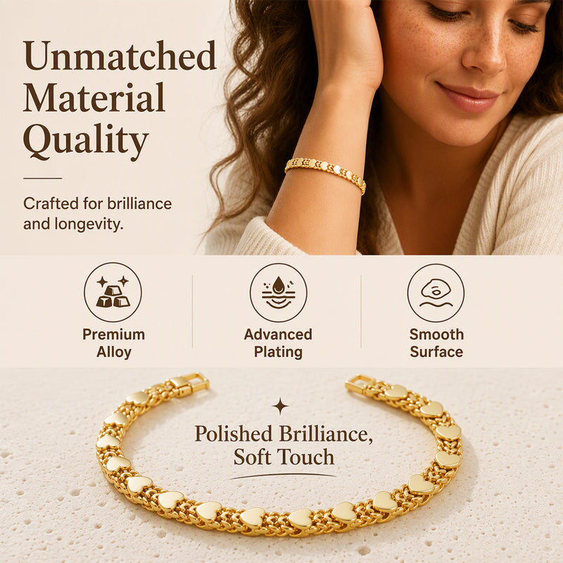 💗 50 % Rabatt! Elegantes Herz-Armband – Ein besonderes Schmuckstück, das Sie sich einfach selbst gönnen dürfen ✨
