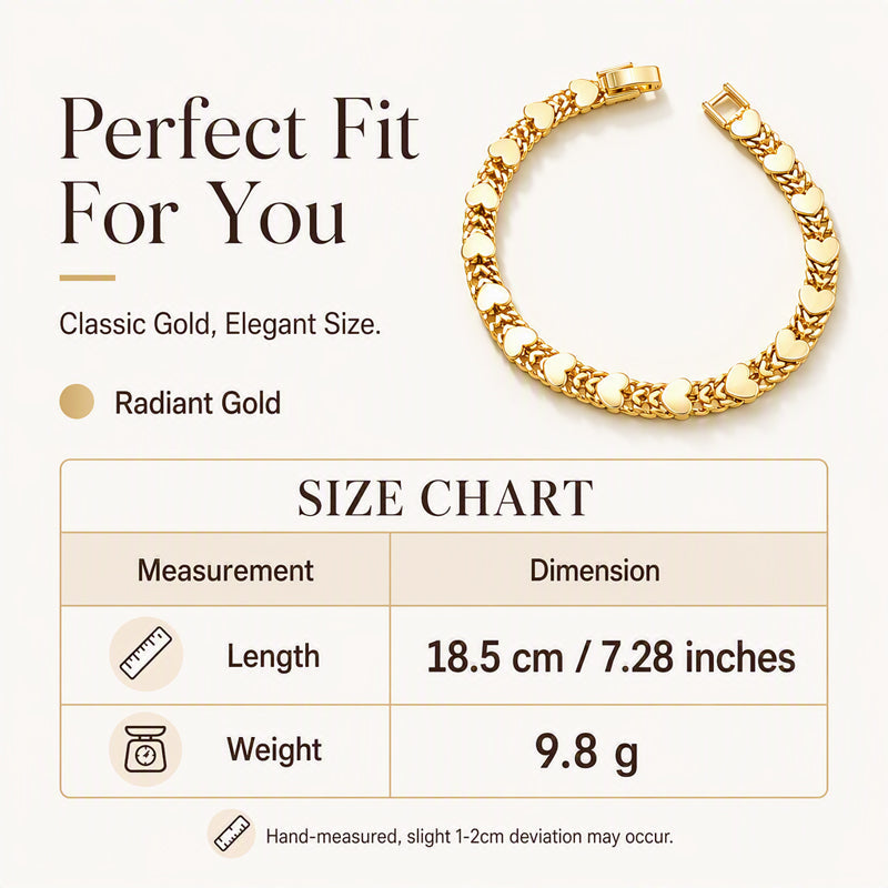 💗 50 % Rabatt! Elegantes Herz-Armband – Ein besonderes Schmuckstück, das Sie sich einfach selbst gönnen dürfen ✨