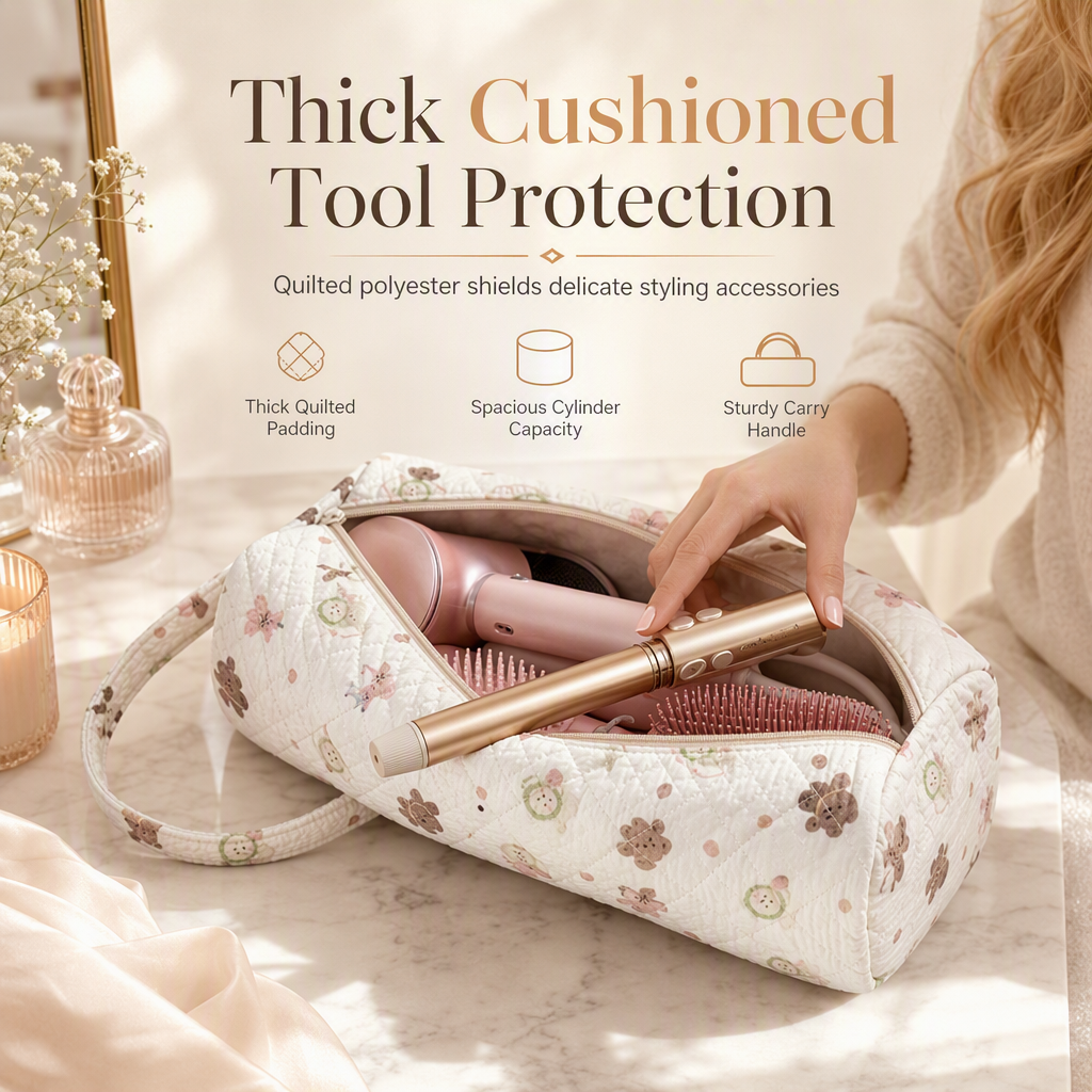 💇‍♀️ 50 % Rabatt! Haarstyling Organizer Tasche – Praktische Aufbewahrung für Föhn, Lockenstab & Glätteisen
