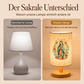 📢📢50% RABATT !!⏰Holztischlampe mit Jungfrau-Maria-Muster
