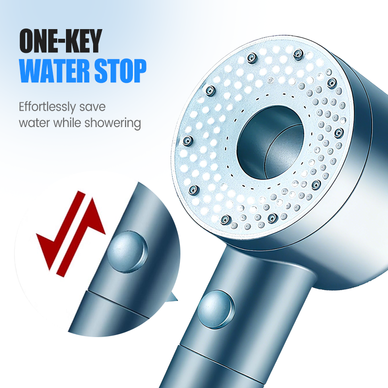 🔥 50 % Rabatt! 🚿 Hochdruck-Duschkopf mit Filter – 5 Strahlarten, wassersparende Handbrause