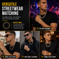 💎 50 % Rabatt! Herren Strass-Halskette – Funkelnde Kristallkette mit markantem Design für einen stilvollen Look