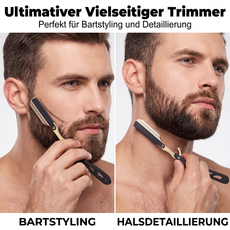 🔥 50 % Rabatt! 🪒 Mehr Ordnung bei der Nassrasur – Klappbarer Rasiermesserhalter für klassische Rasierer
