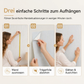 🏠 50 % Rabatt! Selbstklebende Vliestapete mit 3D-Streifenstruktur – Verdickte Wandtapete, 53 cm × 1 m