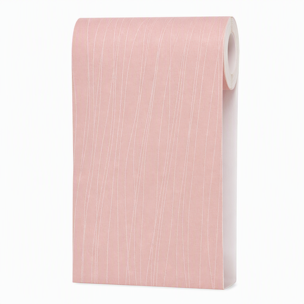 🏠 50 % Rabatt! Selbstklebende Vliestapete mit 3D-Streifenstruktur – Verdickte Wandtapete, 53 cm × 1 m