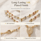 ✝️ 50 % Rabatt! Vintage Kreuzkette mit Marienanhänger – Goldfarbener eleganter Schmuck für den Alltag