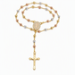 ✝️ 50 % Rabatt! Vintage Kreuzkette mit Marienanhänger – Goldfarbener eleganter Schmuck für den Alltag