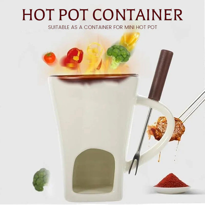 🎅 HEISSER ANGEBOT: 50 % RABATT 🍫 Keramik-Schokoladenfondue-Becher