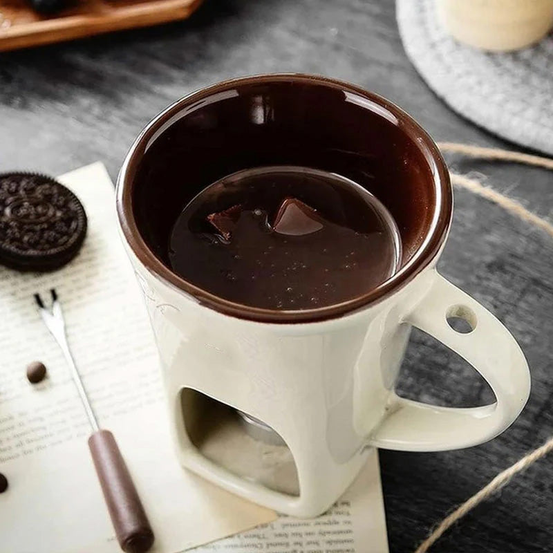 🎅 HEISSER ANGEBOT: 50 % RABATT 🍫 Keramik-Schokoladenfondue-Becher