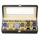 🎁 50 % Rabatt! 6-teiliges Uhren-Set für Herren – Elegante Armbanduhr mit Edelstahlarmband in Geschenkbox