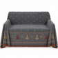 🎁 50 % RABATT 🛋️ Wendbarer Chenille-Sofaüberwurf, weicher Weihnachts-Sofabezug 🎄