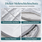 ⏳Zeitlich begrenztes Angebot⏳ Verdickte magnetische Auto-Frontscheiben-Schneedecke Halbabdeckung für Winter-Frontscheiben für Limousinen und SUVs
