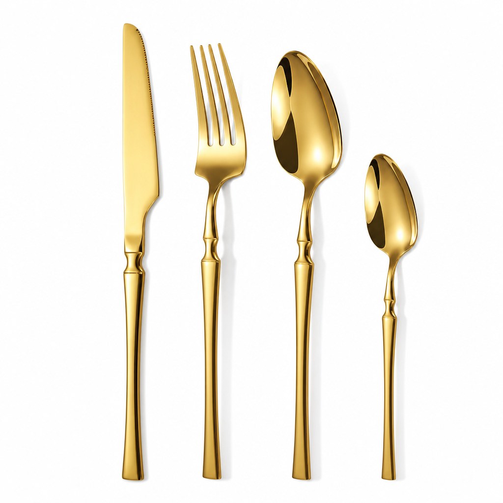 🍴 50% RABATT! ✨ Edelstahl-Besteckset – 304 Steel, 5 Finishes & 4/24 Teile ✨