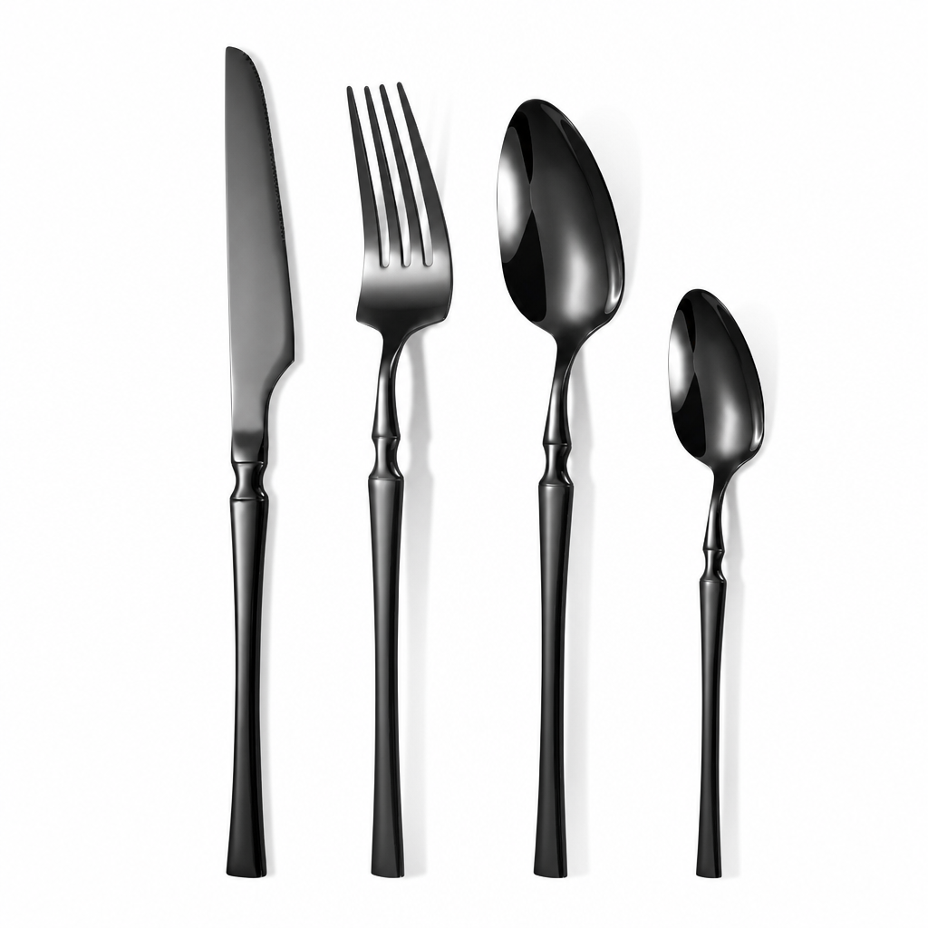 🍴 50% RABATT! ✨ Edelstahl-Besteckset – 304 Steel, 5 Finishes & 4/24 Teile ✨