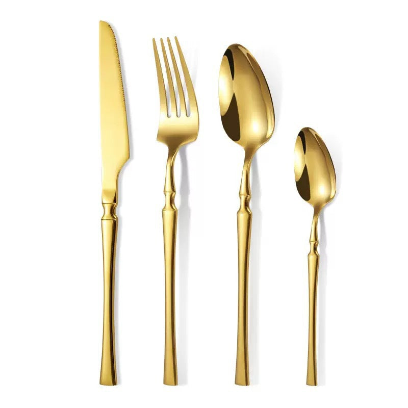 🍴 50% RABATT! ✨ Edelstahl-Besteckset – 304 Steel, 5 Finishes & 4/24 Teile ✨