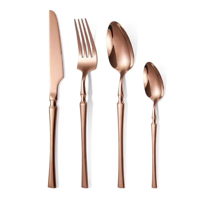 🍴 50% RABATT! ✨ Edelstahl-Besteckset – 304 Steel, 5 Finishes & 4/24 Teile ✨