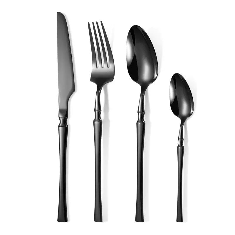 🍴 50% RABATT! ✨ Edelstahl-Besteckset – 304 Steel, 5 Finishes & 4/24 Teile ✨