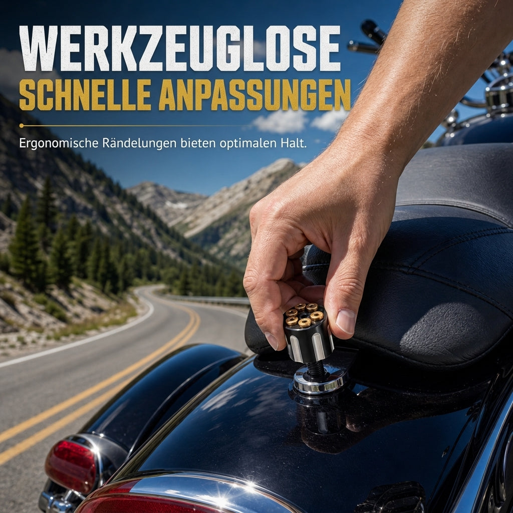 🏍️ CNC Schnellverschluss-Sitzschraube – 6 mm Aluminium, werkzeugloser Sitzbank-Bolzen