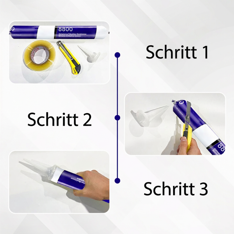 ⏰50% RABATT! 🔧 Schwarzer MS-Polymer Strukturkleber & Dichtstoff – wasserdicht & witterungsbeständig für Außen