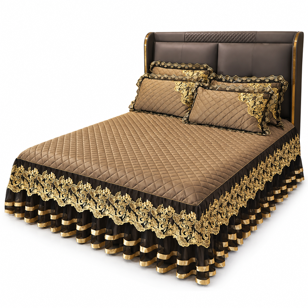 🎀 50% RABATT! 🛏️❄️ Samt-Spannbettlaken mit Spitzenbesatz – weich, hautfreundlich & rutschfest für die kalte Jahreszeit