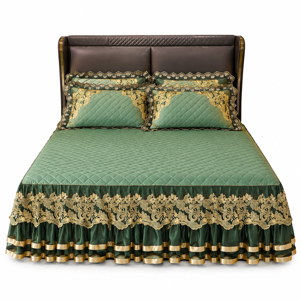🎀 50% RABATT! 🛏️❄️ Samt-Spannbettlaken mit Spitzenbesatz – weich, hautfreundlich & rutschfest für die kalte Jahreszeit