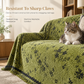 50% RABATT! 🛋️ Kratzfester Chenille-Sofaüberwurf – französischer Stil, rutschfest & haustierfreundlich
