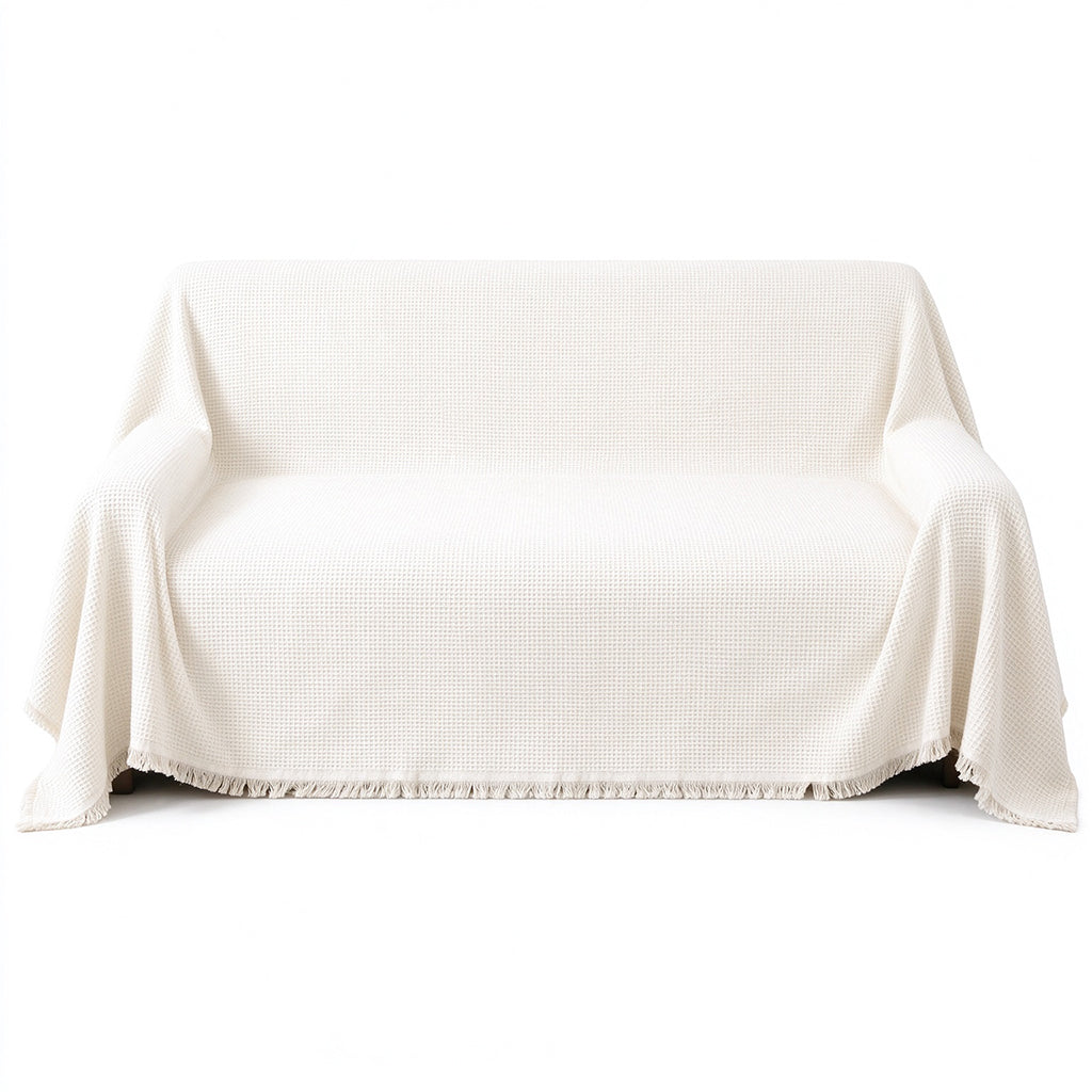 50% RABATT! 🛋️ Kratzfester Chenille-Sofaüberwurf – französischer Stil, rutschfest & haustierfreundlich