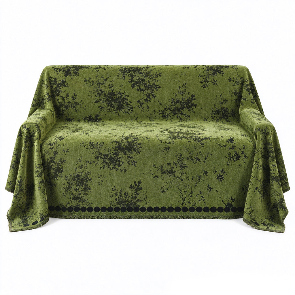50% RABATT! 🛋️ Kratzfester Chenille-Sofaüberwurf – französischer Stil, rutschfest & haustierfreundlich