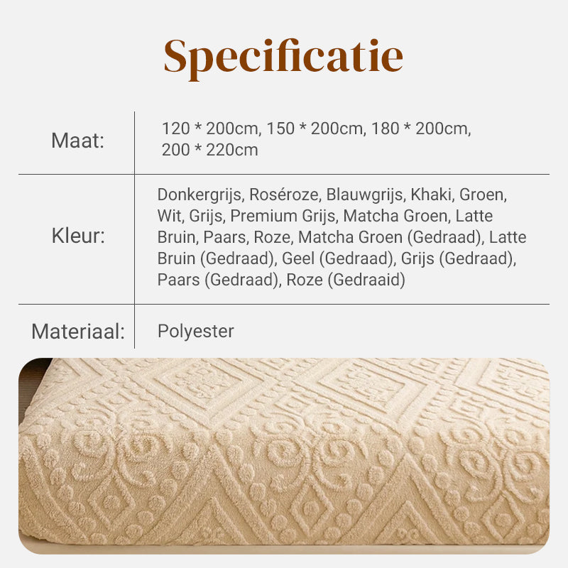 🧸 50% RABATT! 🛏️ 360°-Rundum-Spannbettlaken aus Plüsch-Strick – dehnbar & kuschelig weich für jede Matratze