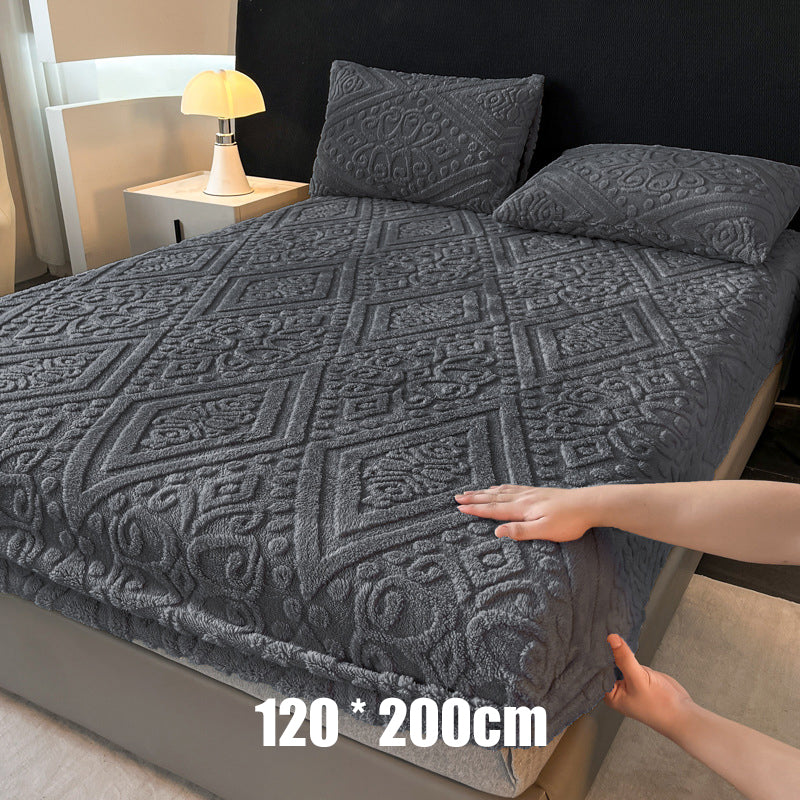 🧸 50% RABATT! 🛏️ 360°-Rundum-Spannbettlaken aus Plüsch-Strick – dehnbar & kuschelig weich für jede Matratze