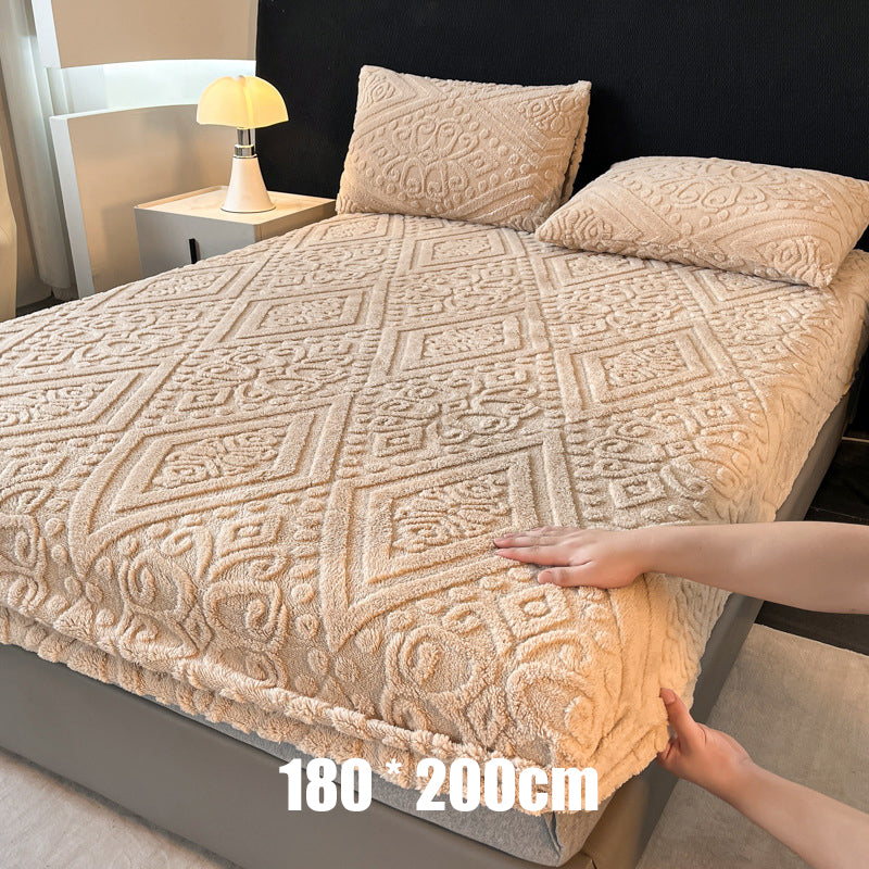 🧸 50% RABATT! 🛏️ 360°-Rundum-Spannbettlaken aus Plüsch-Strick – dehnbar & kuschelig weich für jede Matratze