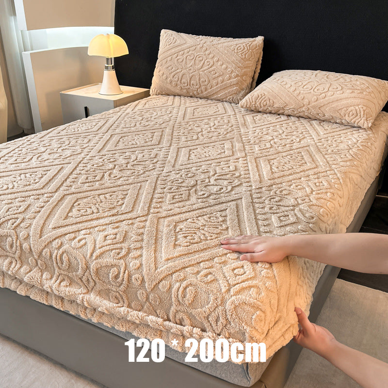 🧸 50% RABATT! 🛏️ 360°-Rundum-Spannbettlaken aus Plüsch-Strick – dehnbar & kuschelig weich für jede Matratze